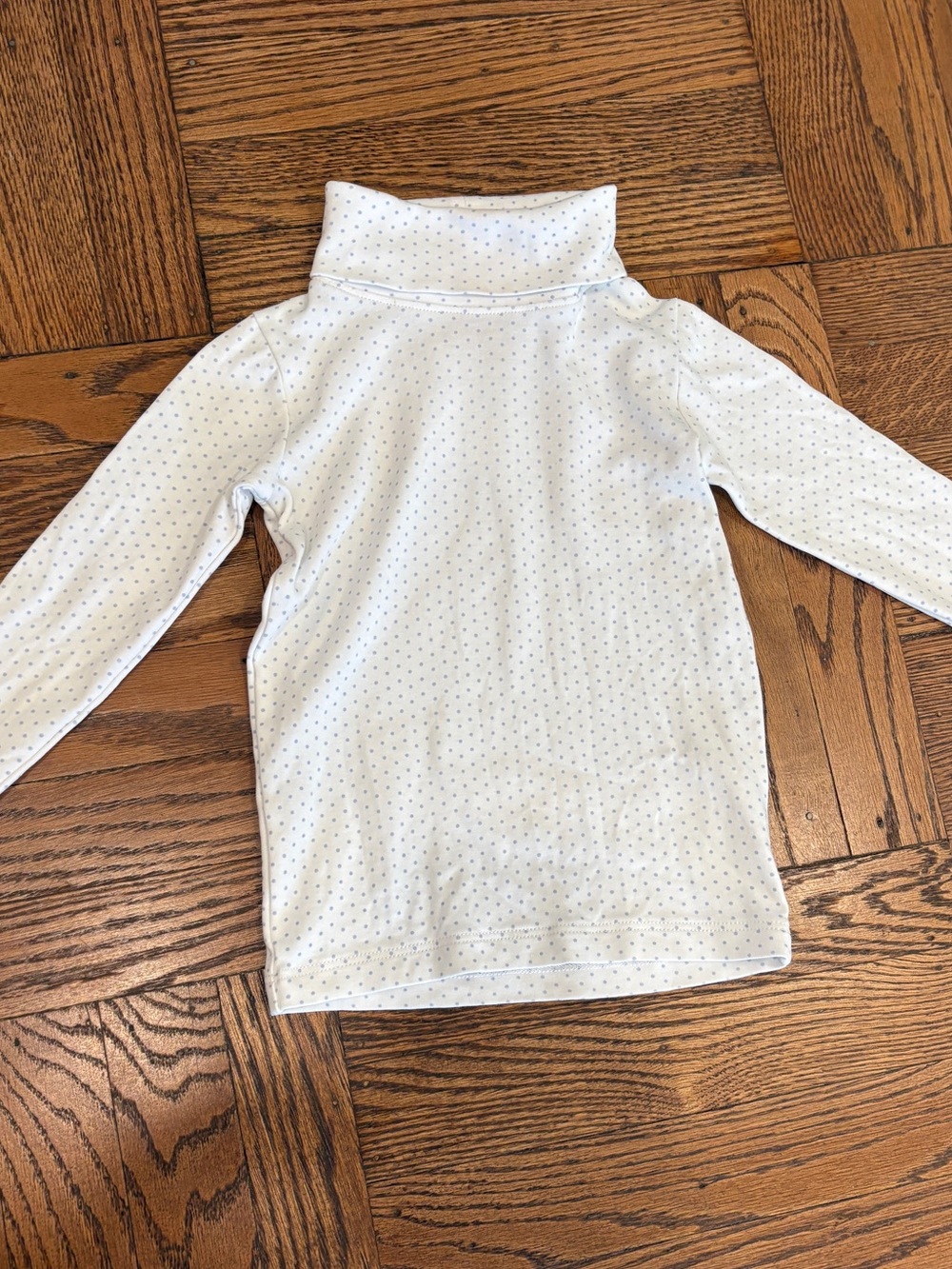 The Beaufort Bonnet Company Tatum's Turtleneck Light Blue Microdot